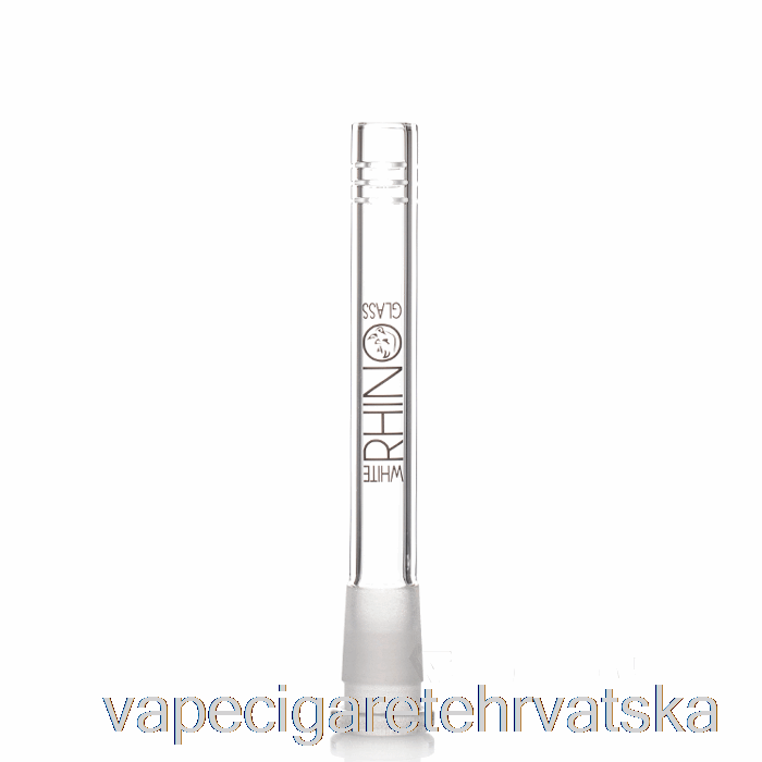 Vape Cigarete White Rhino 19/14 Glass Downstem 5inch